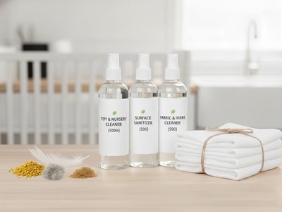 Allergy relief cleaning bundle with hypoallergenic eco-friendly products
